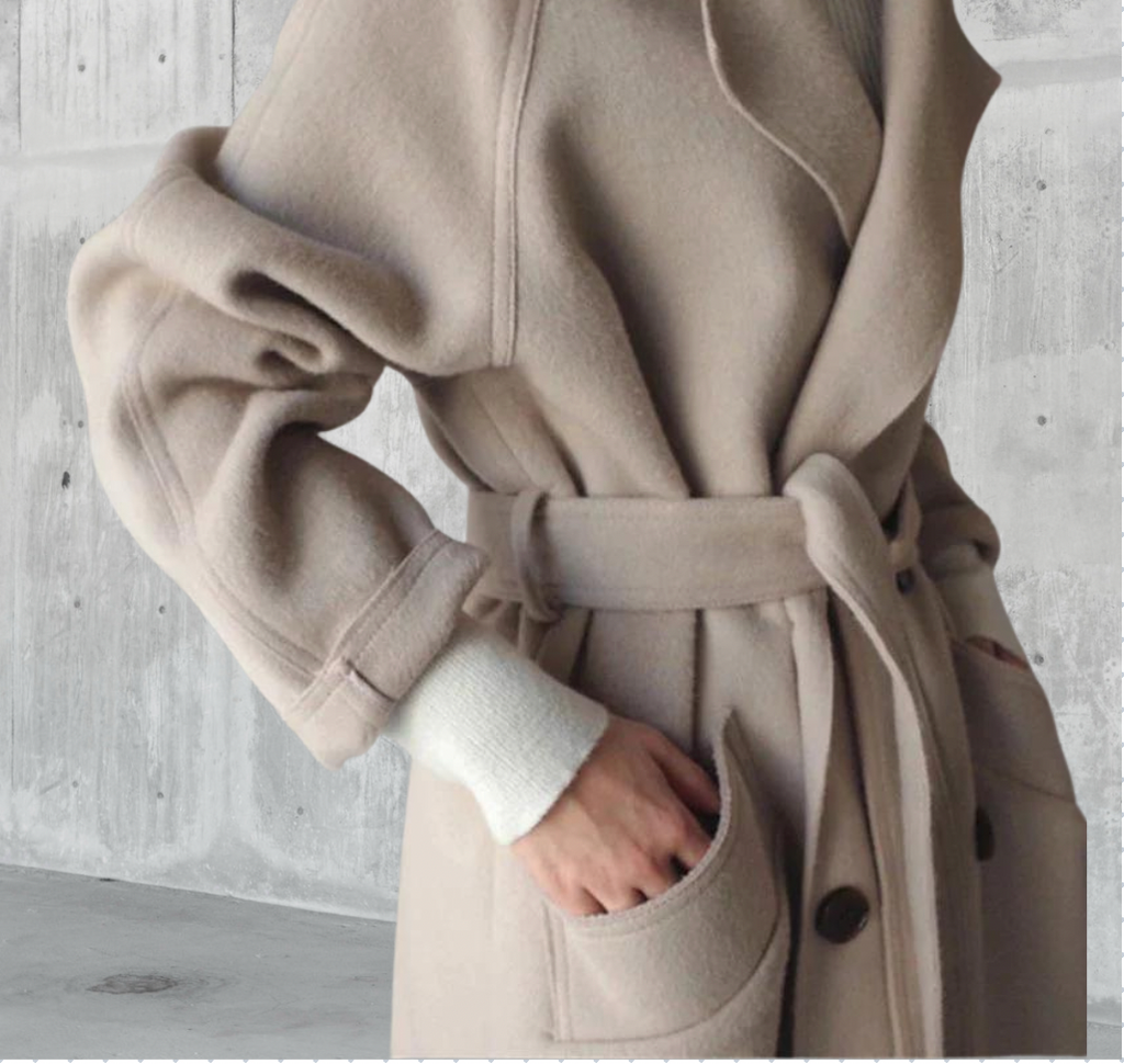 Penelope Longline Wool Coat | Premium Warmth, Timeless Elegance